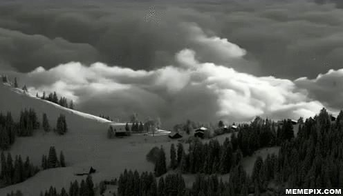Fog Rolling Down The Mountain GIF - GIFs