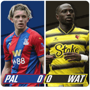 Crystal Palace F.C. Vs. Watford F.C. First Half GIF - Soccer Epl English Premier League GIFs
