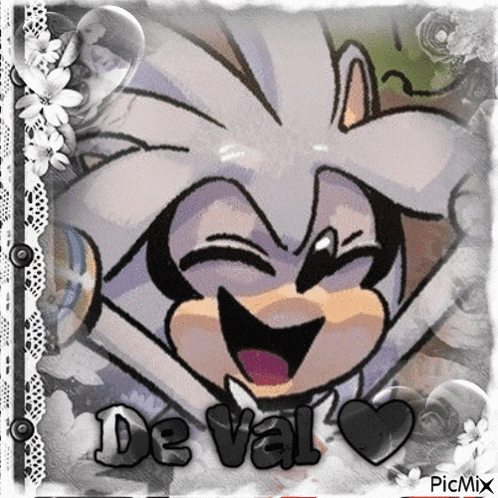 a picture of a cartoon character with the words de val written below it