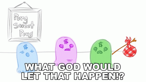 What God Would Let That Happen Money Ghost GIF - What God Would Let That Happen Money Ghost Rerez GIFs