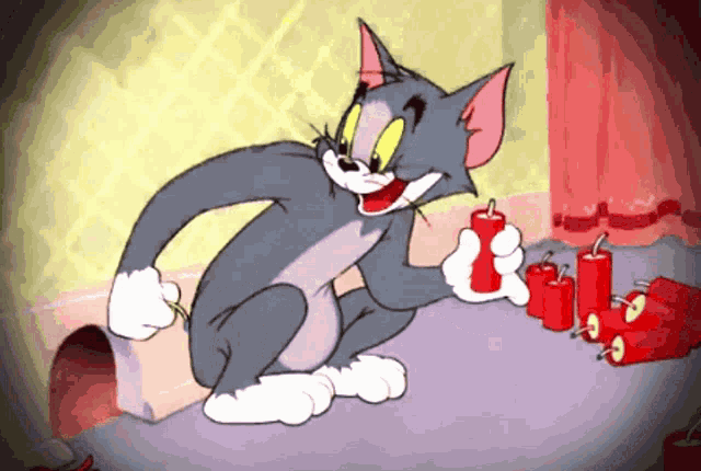 Tom And Jerry Boom GIF - Tom And Jerry Boom Cartoon GIFs