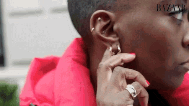 Earing Gold GIF - Earing Gold Ear Piercing GIFs