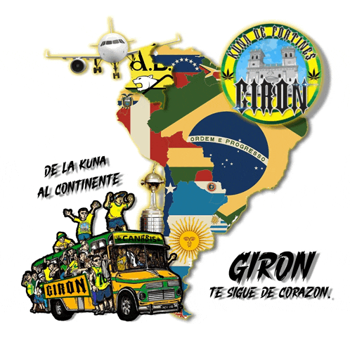 a poster for giron te sigue de corazon