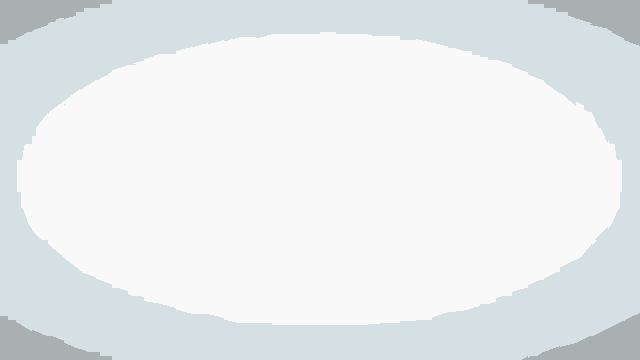 a black and white circle with a shadow on a white background
