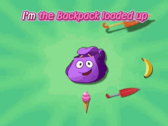 Backpack Song GIF - Backpack Song Dora The Explorer GIFs