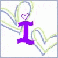 the word you is written in purple on a purple background with a pink heart in the background .