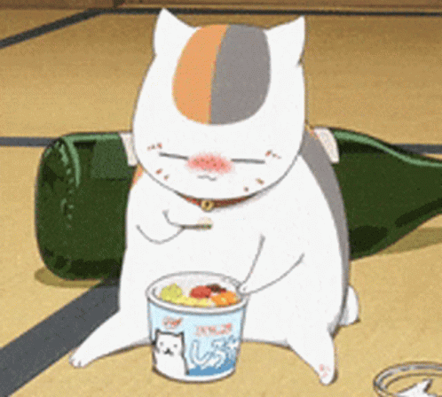 Eat Natsume Yujincho GIF - Eat Natsume Yujincho Cat GIFs