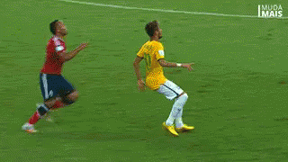 Lesion Neymar GIF - Neymar Backkick Worldcup GIFs