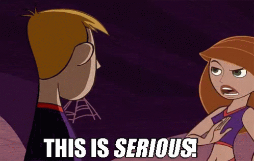 Kim Possible Ron Stoppable GIF - Kim Possible Ron Stoppable This Is Serious GIFs