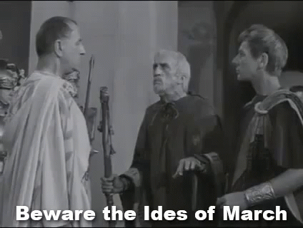 Beware The Ides Of March Caesar GIF - Shakespeare GIFs
