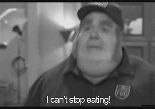 Stop Eating GIF - Stop Eating Can Not Stop Eating Cant Stop Eating GIFs