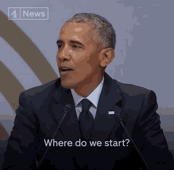 Obama Where Do We Start GIF - Obama Where Do We Start Barack GIFs