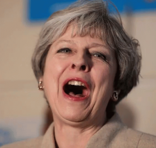 Laugh Hard Theresa GIF - Laugh Hard Theresa Brexit GIFs