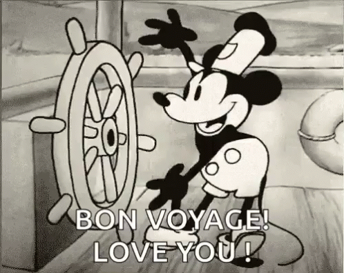 Bon Voyage Love You GIF