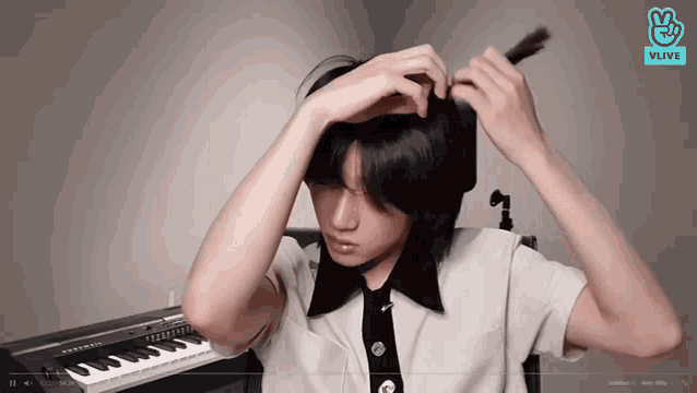 Beomgyu Pigtails GIF - Beomgyu Pigtails Ponytail GIFs