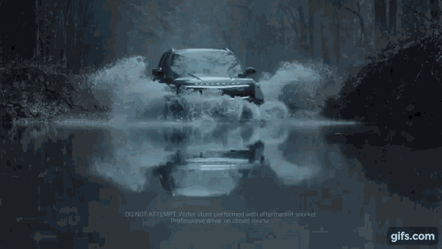 Kia Telluride Car GIF - Kia Telluride Car Water GIFs