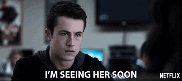 Im Seeing Her Soon Clay Jensen GIF