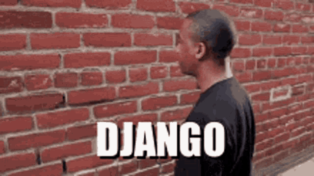Talking To Self Django GIF - Talking To Self Django Guy Talking To Wall GIFs