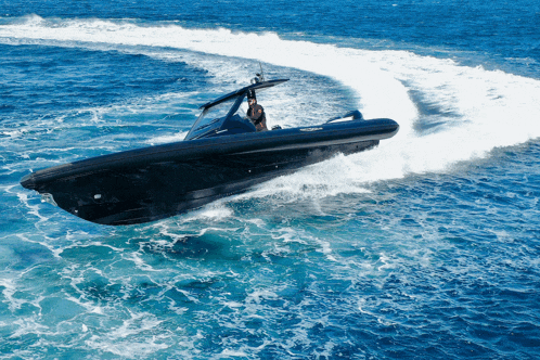 a boat with the word triumph on the side of it