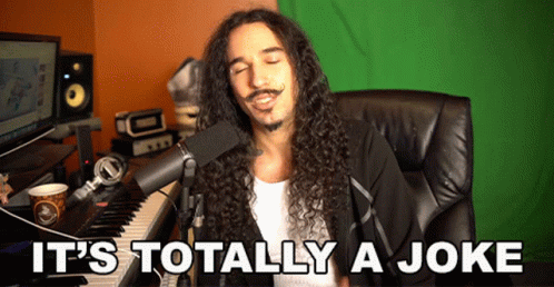Its Totally A Joke Anthony Vincent GIF - Its Totally A Joke Anthony Vincent Ten Second Songs GIFs