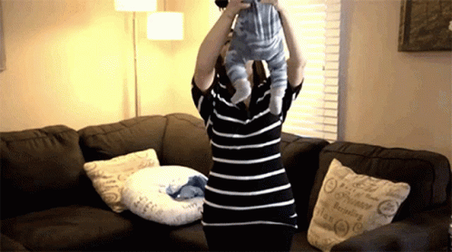 Playing With The Baby Peek A Boo GIF - Playing With The Baby Peek A Boo Surprise GIFs