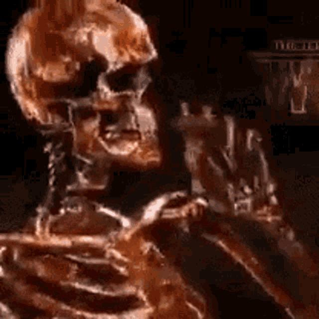 Smoking Skeleton GIF - Smoking Skeleton GIFs