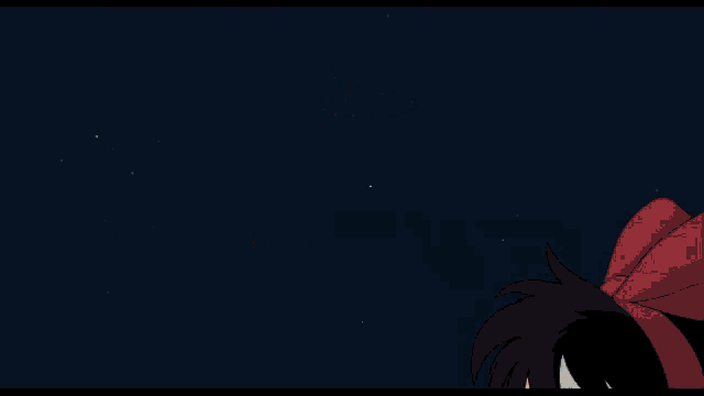 a girl is flying on a broom with a black cat