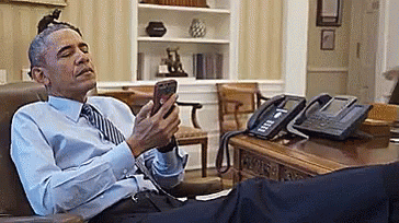 Obama Cell GIF - Obama Cell Phone GIFs