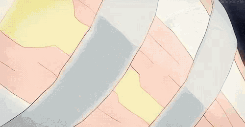 a close up of a person 's legs with a rainbow of colors on them .