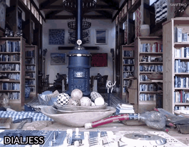 a swiftmo screenshot of a living room with a bowl of balls on the table