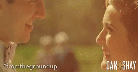 Kiss GIF - Dan And Shay From The Ground Up Couple GIFs