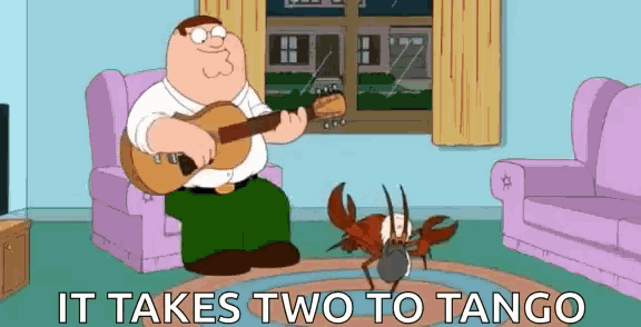 It Takes Two To Tango Family Guy GIF