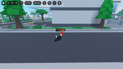 a screenshot of a video game shows a character with a sword and a tree in the background