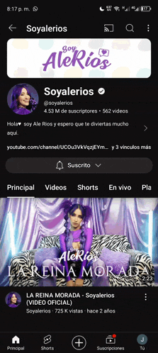 a screenshot of soyalerios on a phone screen