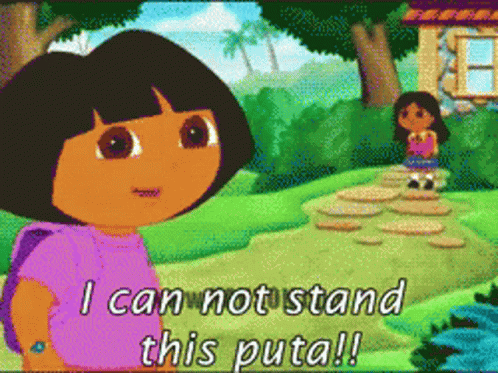 Dora The Explorer Cant Stand Her GIF - Dora The Explorer Cant Stand Her Cant Stand This Puta GIFs