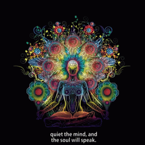 Quiet The Mind Chakras GIF - Quiet The Mind Chakras Lights GIFs