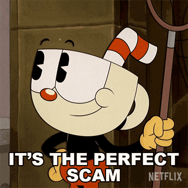 Its The Perfect Scam Cuphead GIF - Its The Perfect Scam Cuphead Cuphead Show GIFs