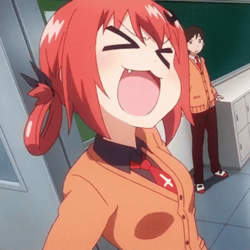 Anime Laugh GIF - Anime Laugh Cat Face GIFs