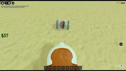 a screenshot of a video game with a dollar sign on the bottom right .