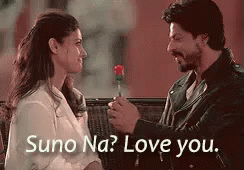 Srk Handing Off A Rose GIF - Love You For You Ily GIFs