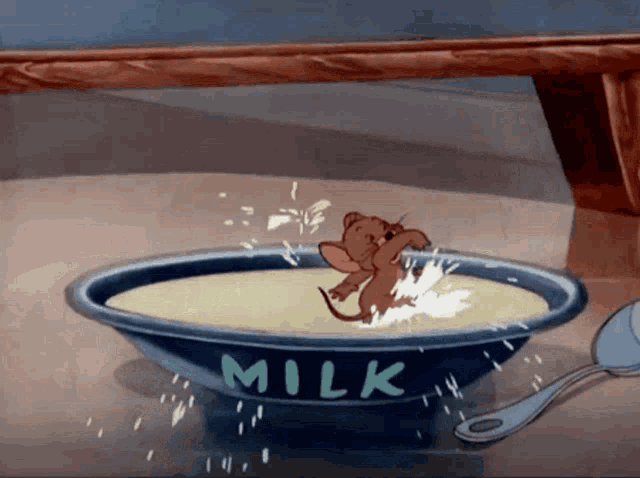Tom And Jerry Jerry The Mouse GIF - Tom And Jerry Jerry The Mouse Milk GIFs