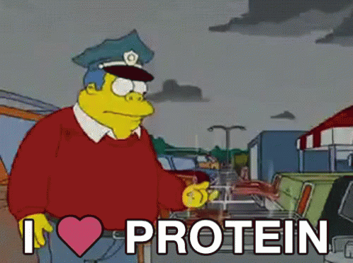 I Love Protein GIF - Simpsons Steak I Love Protein GIFs