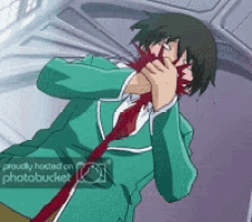 a picture of a boy with blood coming out of his mouth is hosted on photobucket
