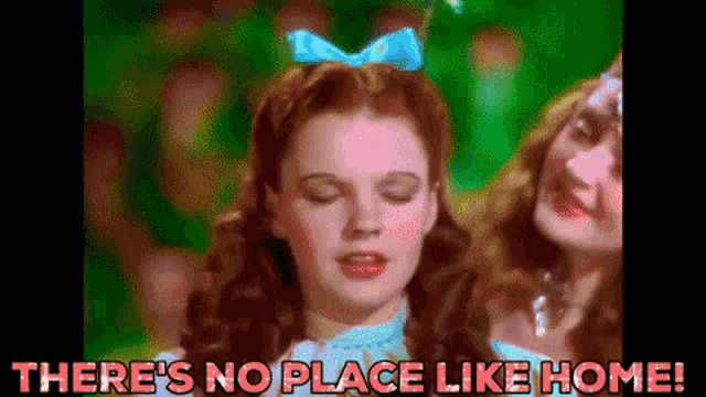 Wizard Of Oz Dorothy Gale GIF - Wizard Of Oz Dorothy Gale Theres No Place Like Home GIFs