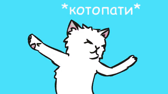 a drawing of a cat with a green background and the word kotopati on it