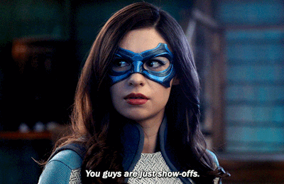 Supergirl Nicole Maines GIF - Supergirl Nicole Maines You Guys Are Just Show Offs GIFs