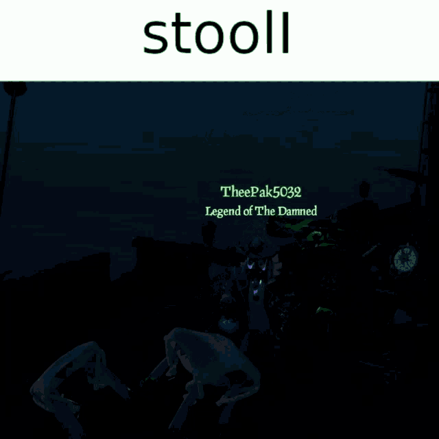 a screenshot of a video game with the name stooli