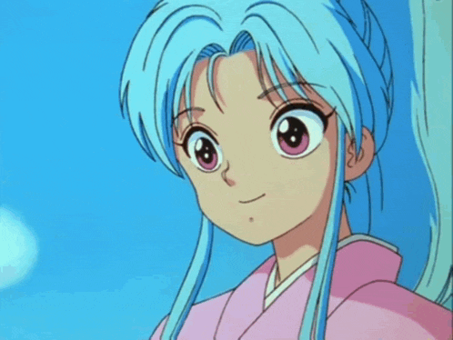 a girl in a pink kimono is pointing up with the word bingo above her