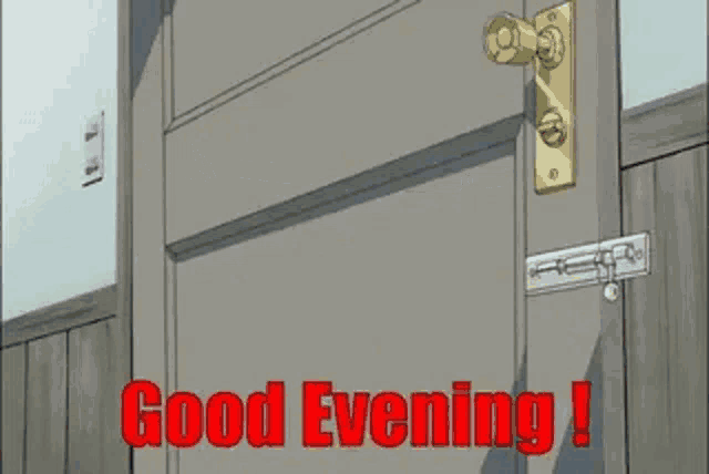 a cartoon of a man laying on his back in a doorway .