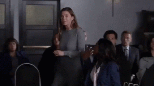 Meredith Grey Poppin Off Meredith Grey Wearing Grey GIF - Meredith Grey Poppin Off Meredith Grey Wearing Grey Meredith Grey Pissed GIFs